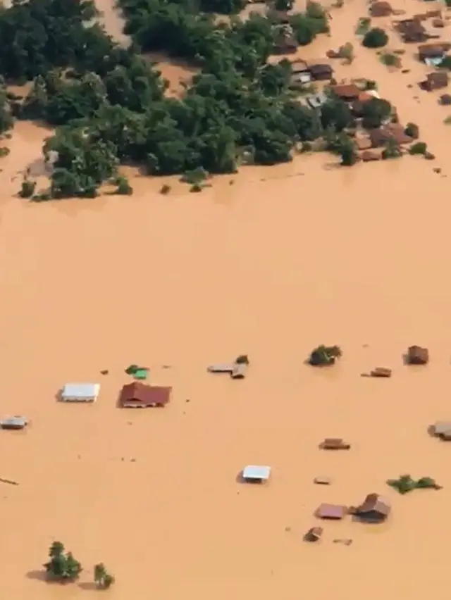 Наводнение в Лаосе
