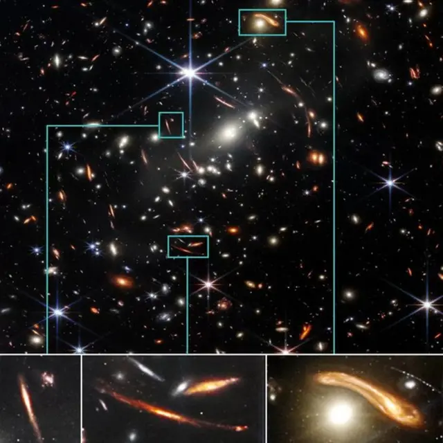 முன்பு ஜேம்ஸ் வெப் வெளியிட்ட, SMACS0723 என்று பெயரிடப்பட்ட உடுத்திரள் கூட்டம்.