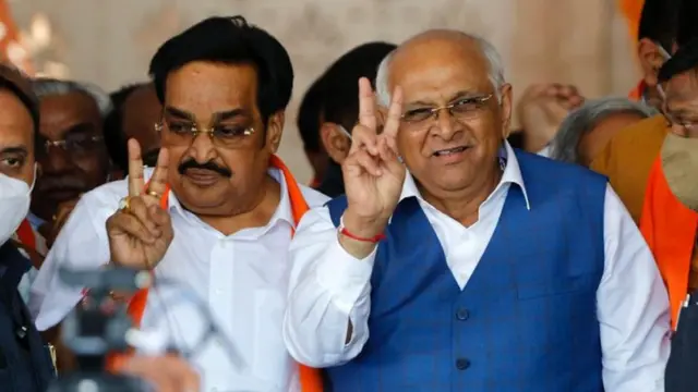 સી આર પાટીલ અને ભૂપેન્દ્ર પટેલ