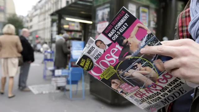 Скандальный экземпляр журнала Closer