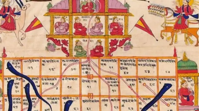 साप-शिडीच्या खेळामागे हिंदू मुलांना नैतिकमूल्य शिकवण्याचा उद्देश होता, असं सांगितलं जातं.