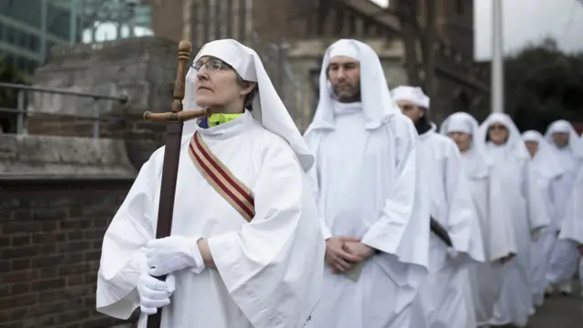 London Druids Celebrate The Spring Equinox