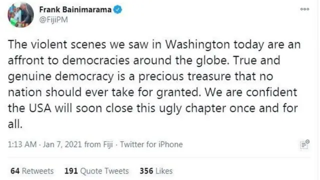 Olootu ijọba orilẹ-ede Fiji, Frank Bainimarama