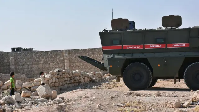 БТР российской военной полиции в Сирии