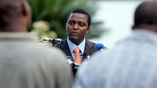 Azarias Ruberwa, chef du Rassemblement congolais pour la démocratie (RCD), ancien mouvement rebelle devenu parti politique.