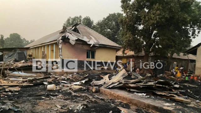 Ọkụ gbara na Colliery Avenue, Enugu