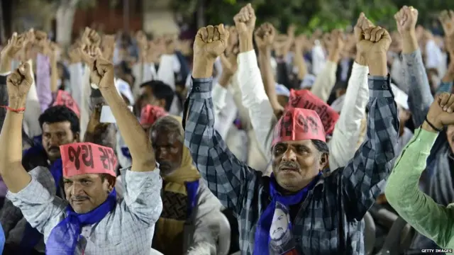 વિરોધ પ્રદર્શનમાં સામેલ પાટીદારોની તસવીર