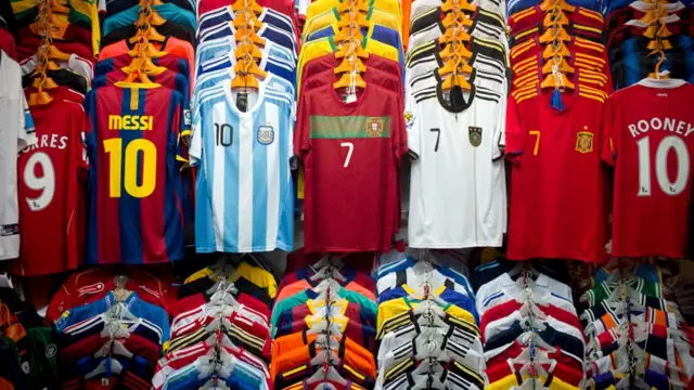 Camisas de fútbol