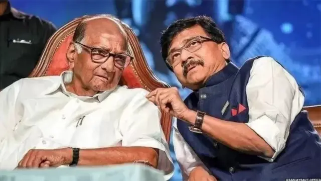 शरद पवार आणि संजय राऊत