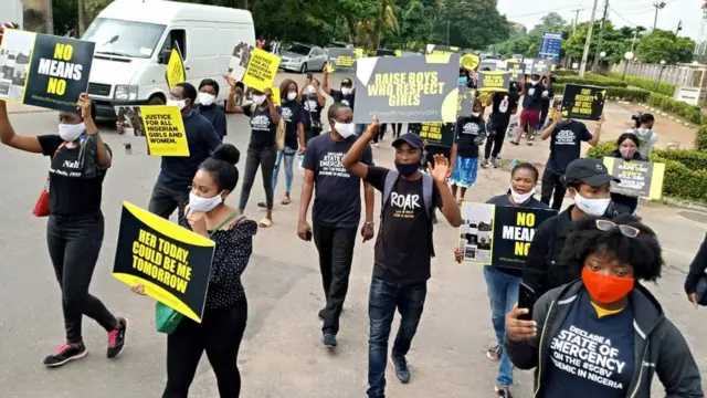 Ndị na-eme ngagharịiwe maka oke mwakpo ụmụnwaanyị na Naịjirịa