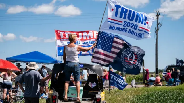 Simpatizantes de Trump en Minnesota