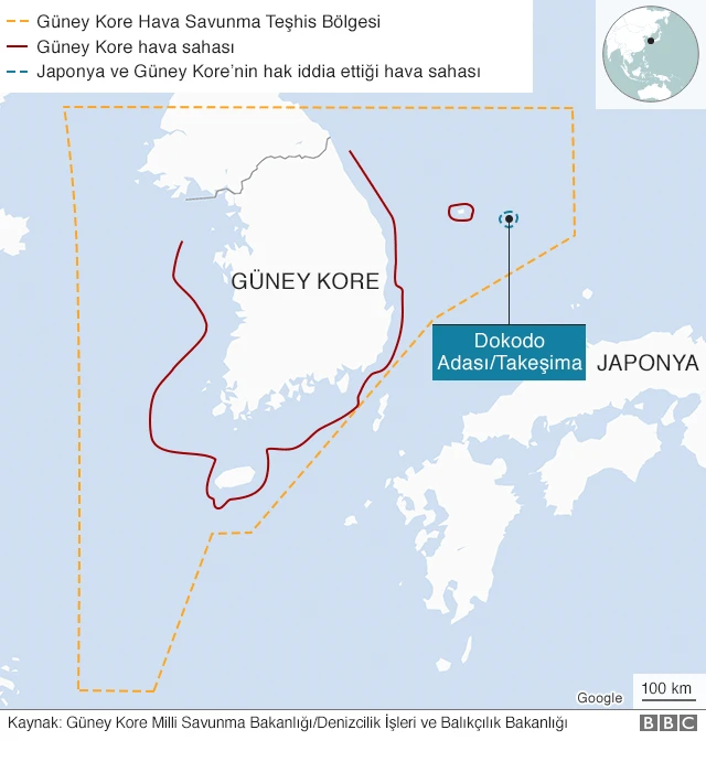 Güney Kore hava sahası