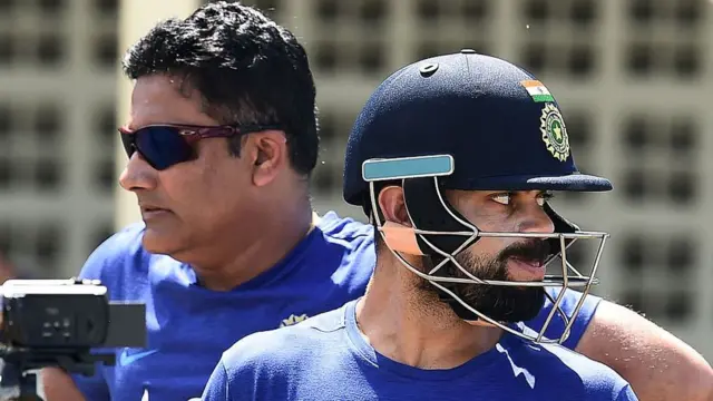 कोहली, कुंबले