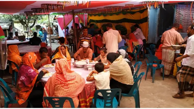 বরের বাড়ি।