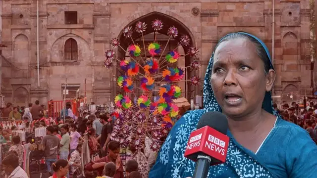 અમદાવાદનું પ્રખ્યાત પાથરણાં-બજાર બંધ, જેમની રોજી છીનવાઈ તેઓ શું બોલ્યા? ગુજરાત બીબીસી ગુજરાતી અમદાવાદ લાલ દરવાજા