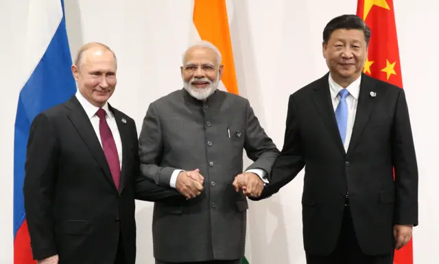 مودی، شی جن پنگ، پوتن