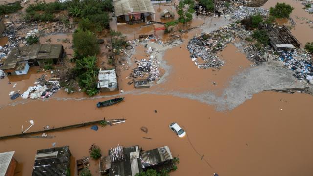 alagamento em Porto Alegre