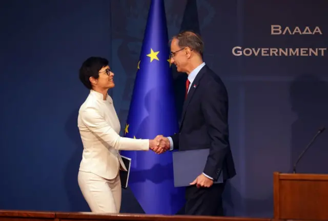 Marta Kos i Đuro Macut