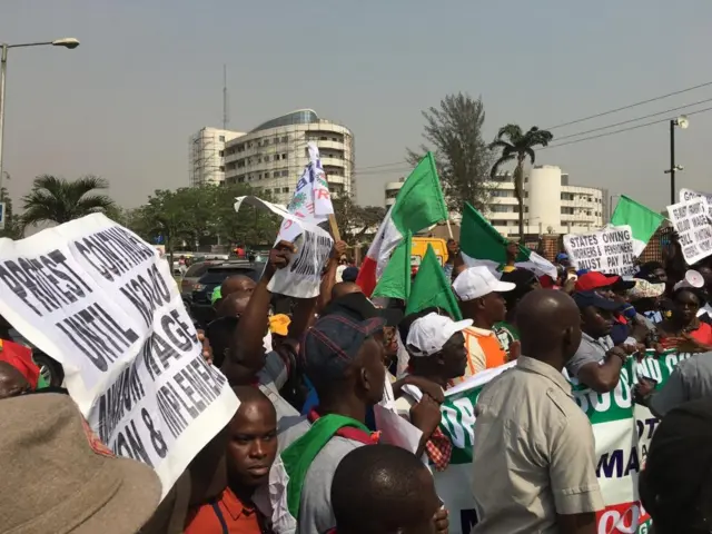 Àwòrán ìwọ́de NLC, TUC, ULC