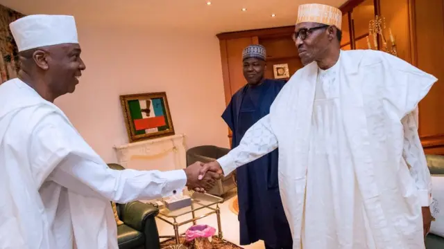 Buhari, Saraki na Dogara