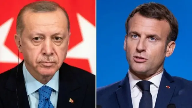 Hadalka Macron ayaa ka careysiiyay Turkiga