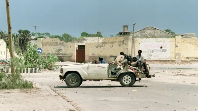 Dagaalkii Afar-biloodka wuxuu ka mid ahaa kuwii ugu xumaa ee Soomaaliya soo maray (Sawirkan waxaa la qaaday bishii March 1991)