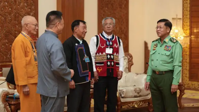 Army Chief and three ethnic group