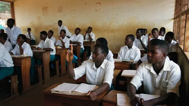 Students in classroom