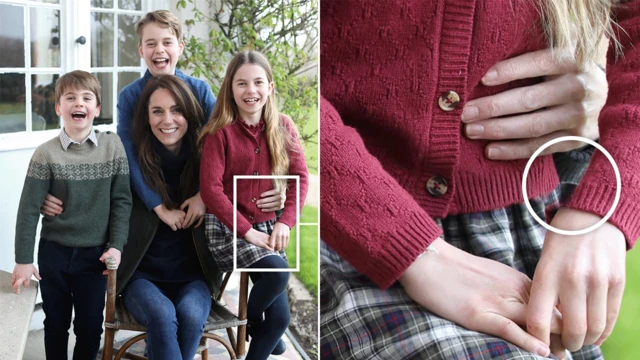 የዌልሷ ልዕልት እና ሶስት ልጆቿ 