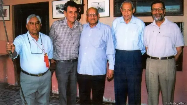 बाएं से हनुमंत सिंह, सलीम दुर्रानी, किशन रुंगटा, राजसिंह डूंगरपुर और कैलाश गट्टानी