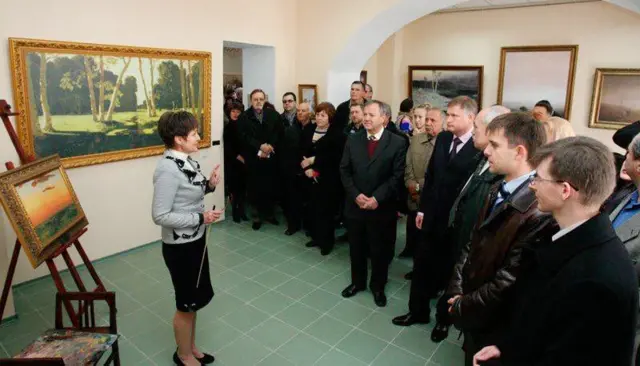 Татьяна Були в художественном музее имени Архипа Куинджи. Она руководила им 12 лет