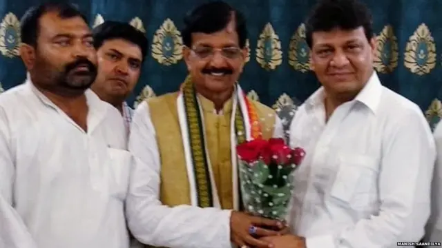 બિહાર પ્રદેશ કોંગ્રેસના નવા પ્રમુખ મદન મોહન ઝાને આવકારતા કાર્યકરો