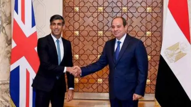 ریشی سوناک و عبدالفتاح سیسی تلفنی درباره حملات حوثی‌ها و جنگ در غزه گفتگو کردند