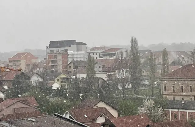 Снег у Крагујевцу