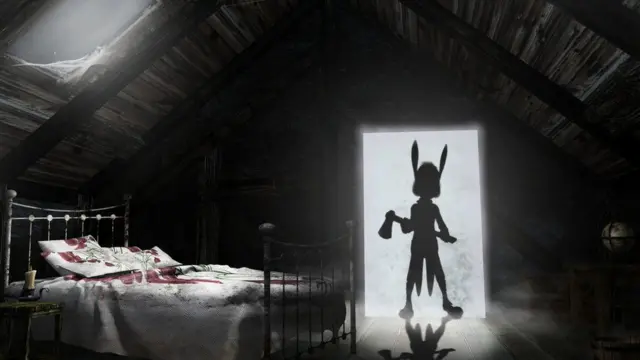 Criatura en el arco de la puerta