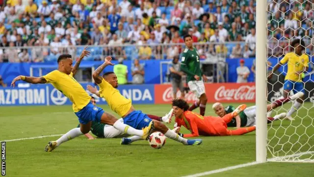 ネイマールはW杯通算でシュートを38度放ち6得点している
