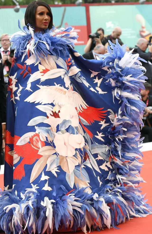 Американская модель Иман