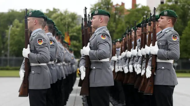 Un batallón de la Bundeswehr, en Alemania