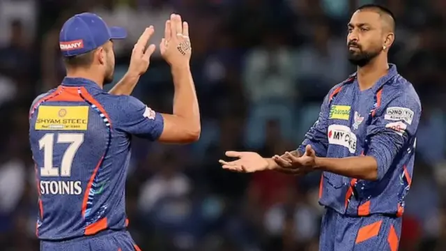 لکھنؤ ٹیم کے کرنل پانڈیا اور سٹانس