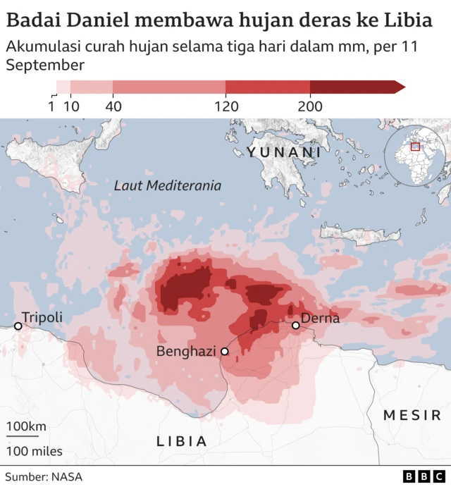 badai daniel melanda libia