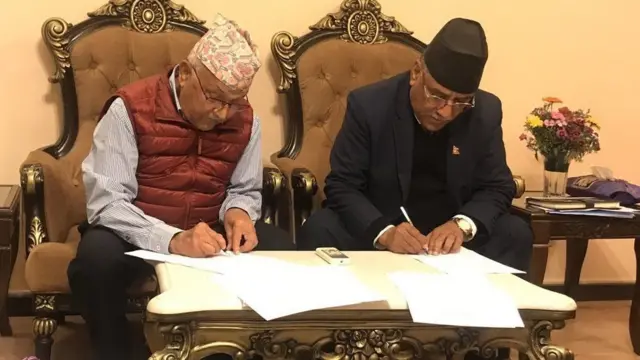 ओली र प्रचण्ड