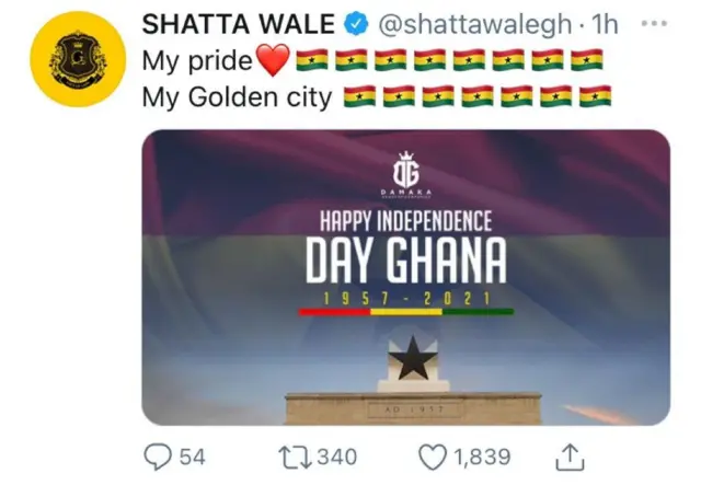 "Happy Independence Day Ghana 2021"