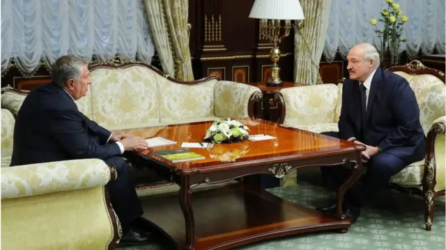 Сєчін і Лукашенко