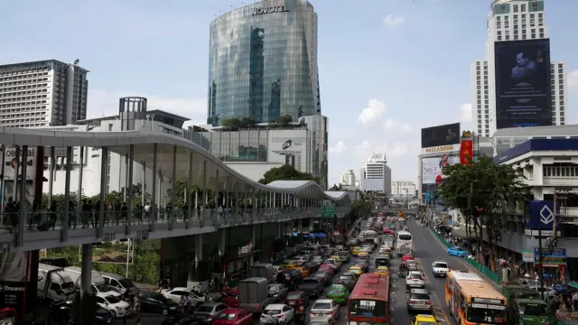 Cảnh đường phố Bangkok
