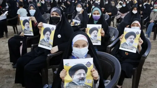 M. Raisi s'est présenté comme un combattant de la corruption lors de rassemblements organisés en vue de l'élection présidentielle de 2021.)