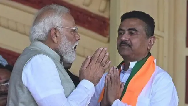 मोदीसँग शुभेन्दु अधिकारी