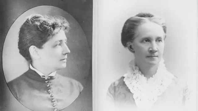 维多利亚 ·伍德霍尔 (Victoria Woodhull,左)和贝芙拉·洛克伍德