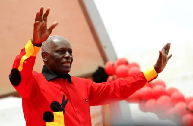 Rais Eduardo dos Santos ametawala kwa miaka 38