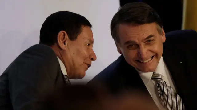 Mourão e Bolsonaro