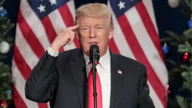 الرئيس الامريكي دونالد ترامب